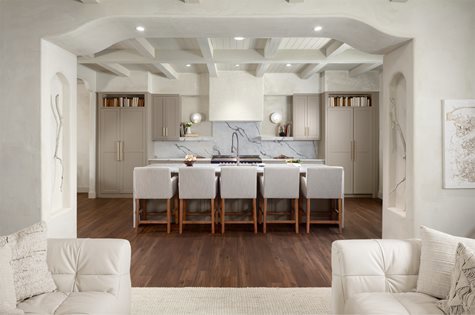 Driftwood faux wood beams